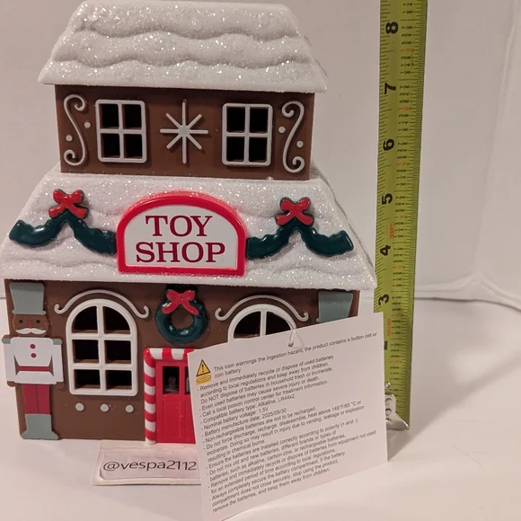 Target Bullseye Playground Christmas Village 3pc Cafe Toy Diner Gingerbread - Picture 13 of 13